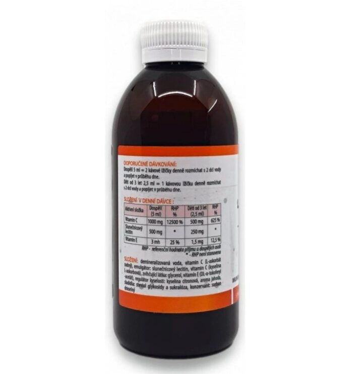 SENZA Lipozomální vitamín C | extra silný | 250 ml - Image 2